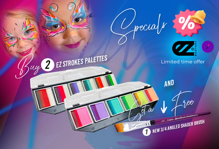 High Quality Face Painting Brushes and Face Paint Supplies Blazin Br
