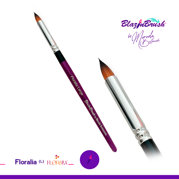 Blazin Face Painting Brush by Marcela Bustamante - Floralia MEDIUM - Petal Round Brush