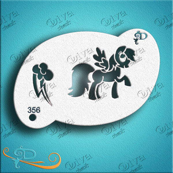 Pony Diva Stencil