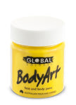 Global Body Art Face Paint - Liquid Yellow 45ml