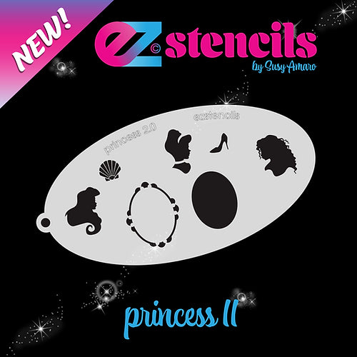 EZ Stencil Princess II Eye Set   EZ Stencil Princess II Eye Set