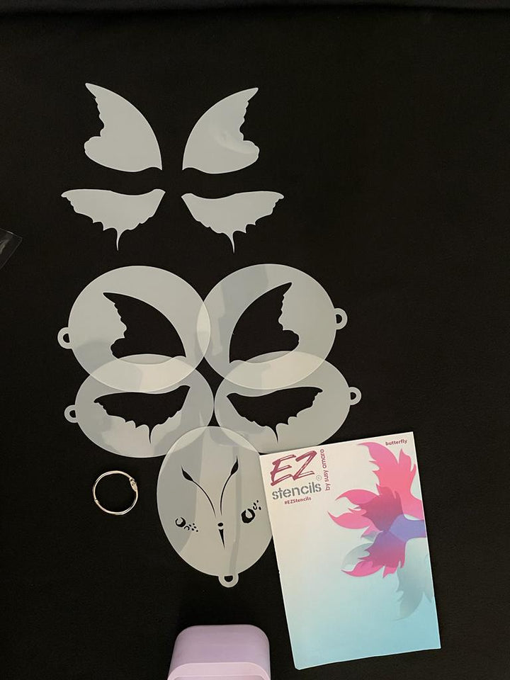 EZ Stencils - Butterfly 9 Stencil Set