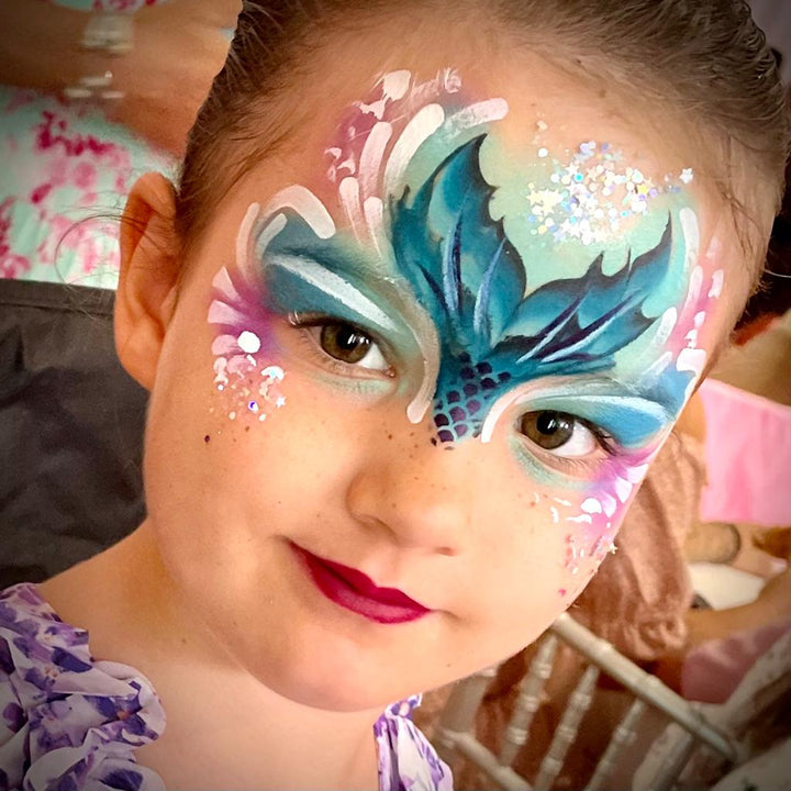 TAP Face Paint Double Stencils - Long Tail Mermaid (109)